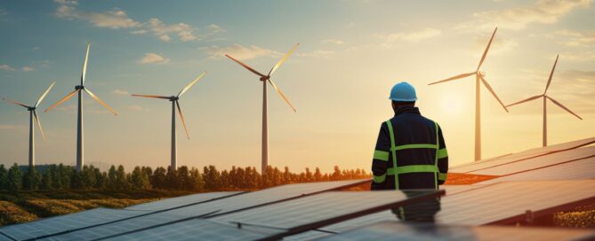 La production éolienne et solaire, en France, a permis de battre un record d'exportation d'électricité en 2024
